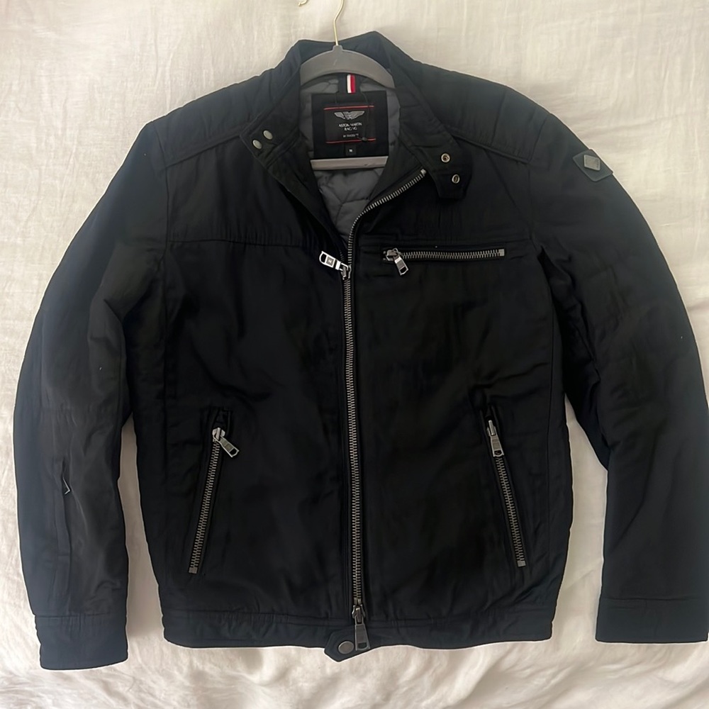 Aston Martin motorcycle jacket by Hackett